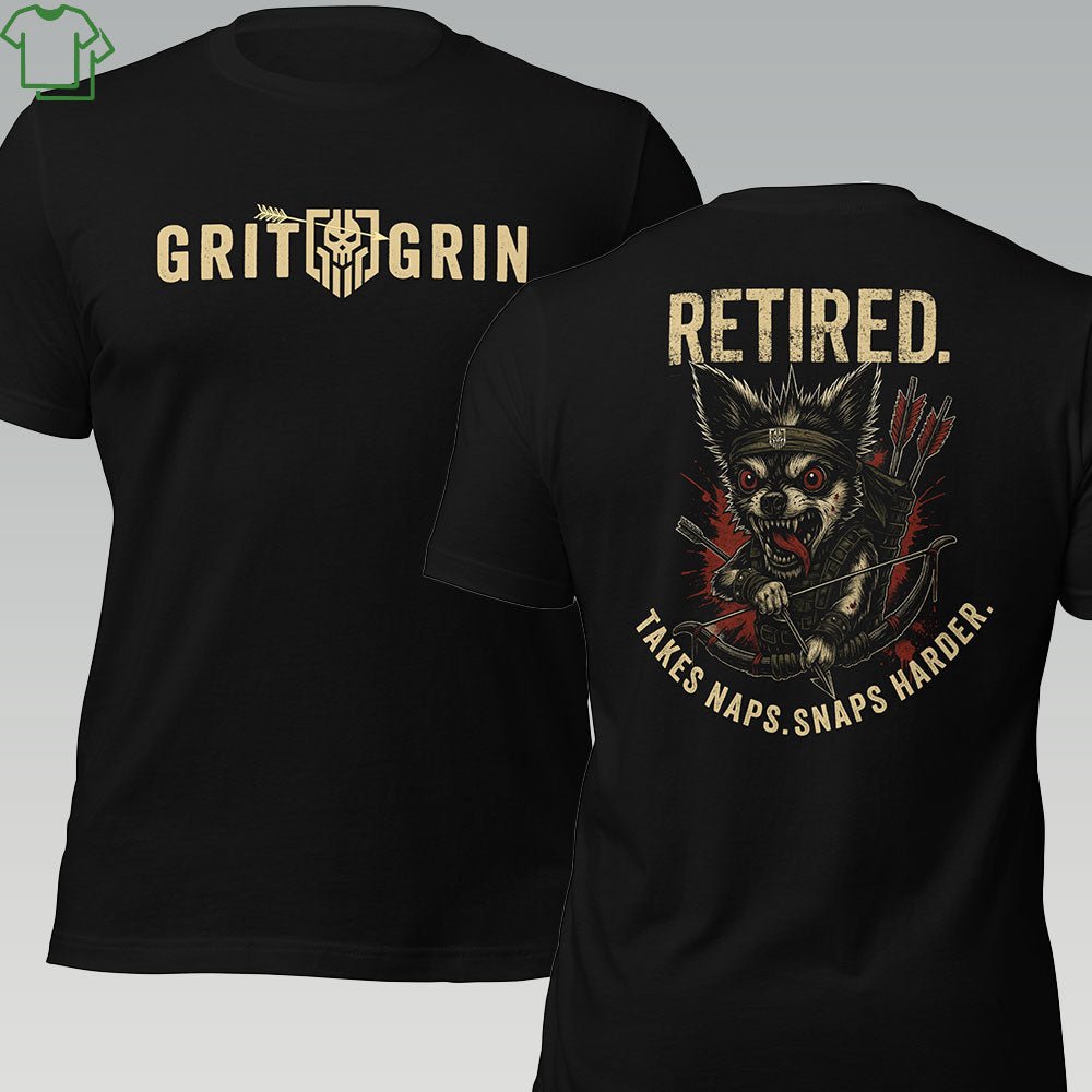 RITIRED SNAPS HARDER - Grit & Grin Apparel