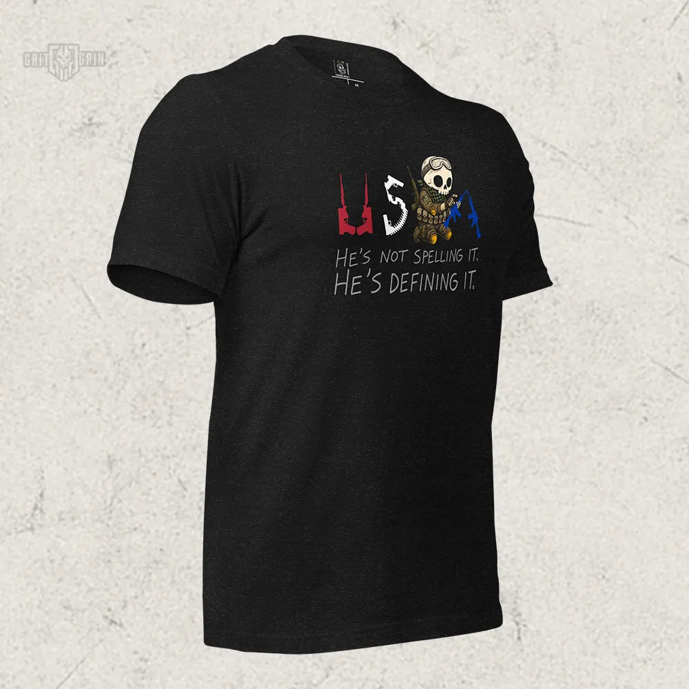 USA: BUILT, NOT SPELLED - Grit & Grin Apparel