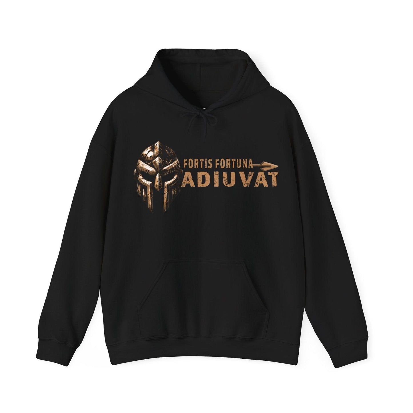 Fortune Favors the Brave Hooded Sweatshirt - Grit & Grin