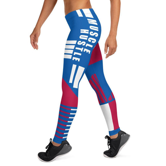 Victory Flex Leggings - Muscle Hustle Coast Guard Edition - Grit & Grin