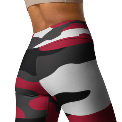 Victory Flex Red Surge Yoga Leggings - Grit & Grin