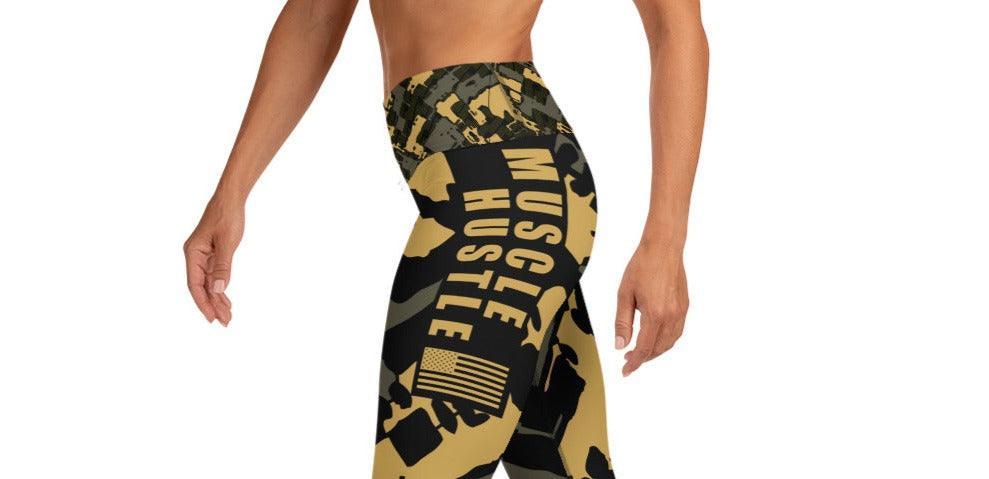 Victory Flex Camo Surge Yoga Leggings - Grit & Grin