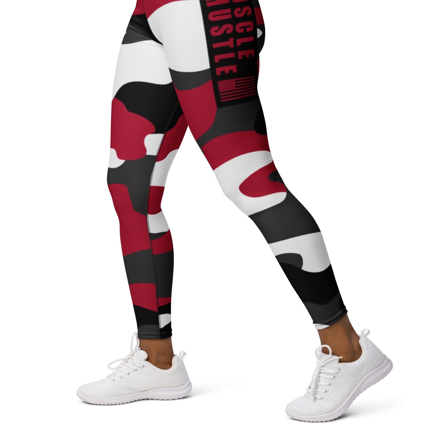 Victory Flex Red Surge Yoga Leggings - Grit & Grin