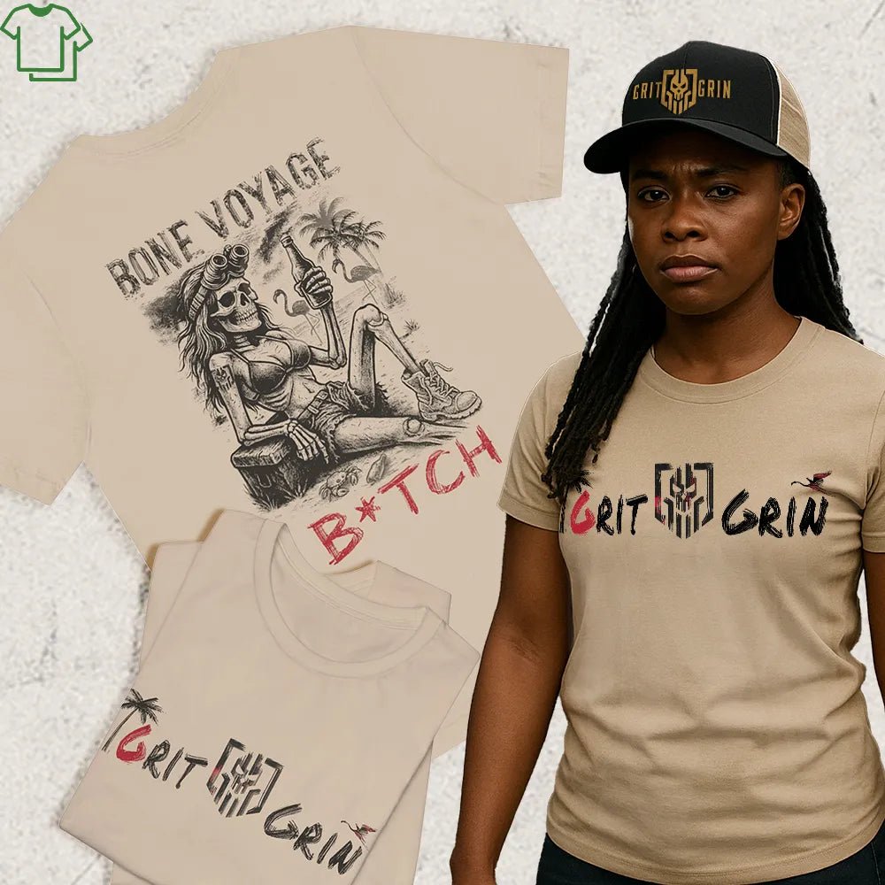 BONE VOYAGE B*TCH - Grit & Grin Apparel