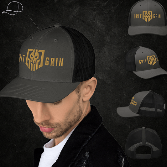 CHARCOAL/BLACK - THE BLACKOUT - Grit & Grin Apparel