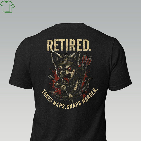 RITIRED SNAPS HARDER - Grit & Grin Apparel