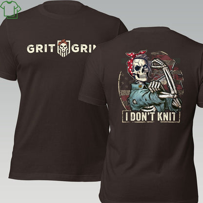 ROSIE DOSN"T KNIT - Grit & Grin Apparel