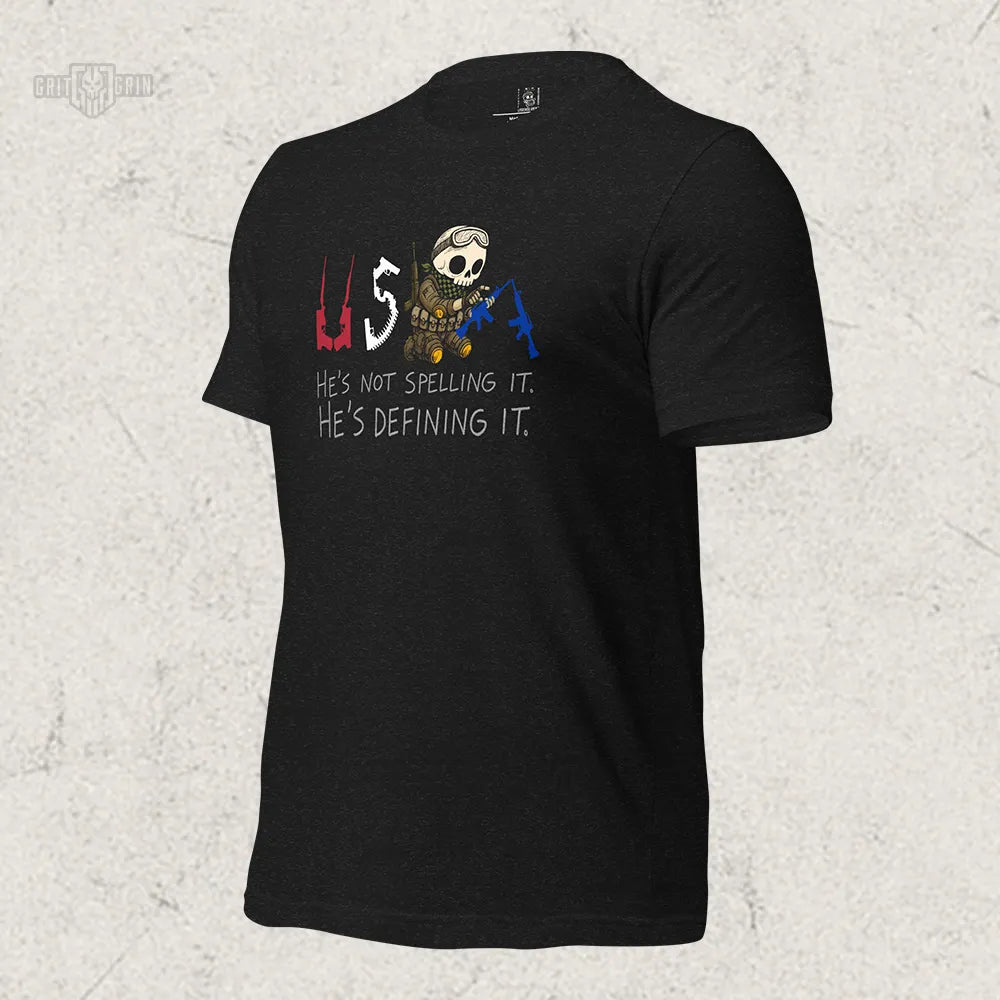 USA: BUILT, NOT SPELLED - Grit & Grin Apparel